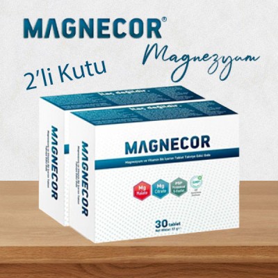 Magnecor Magnezyum Ve B6 Vitamini Içeren Gıda Takviyesi 2 Adet
